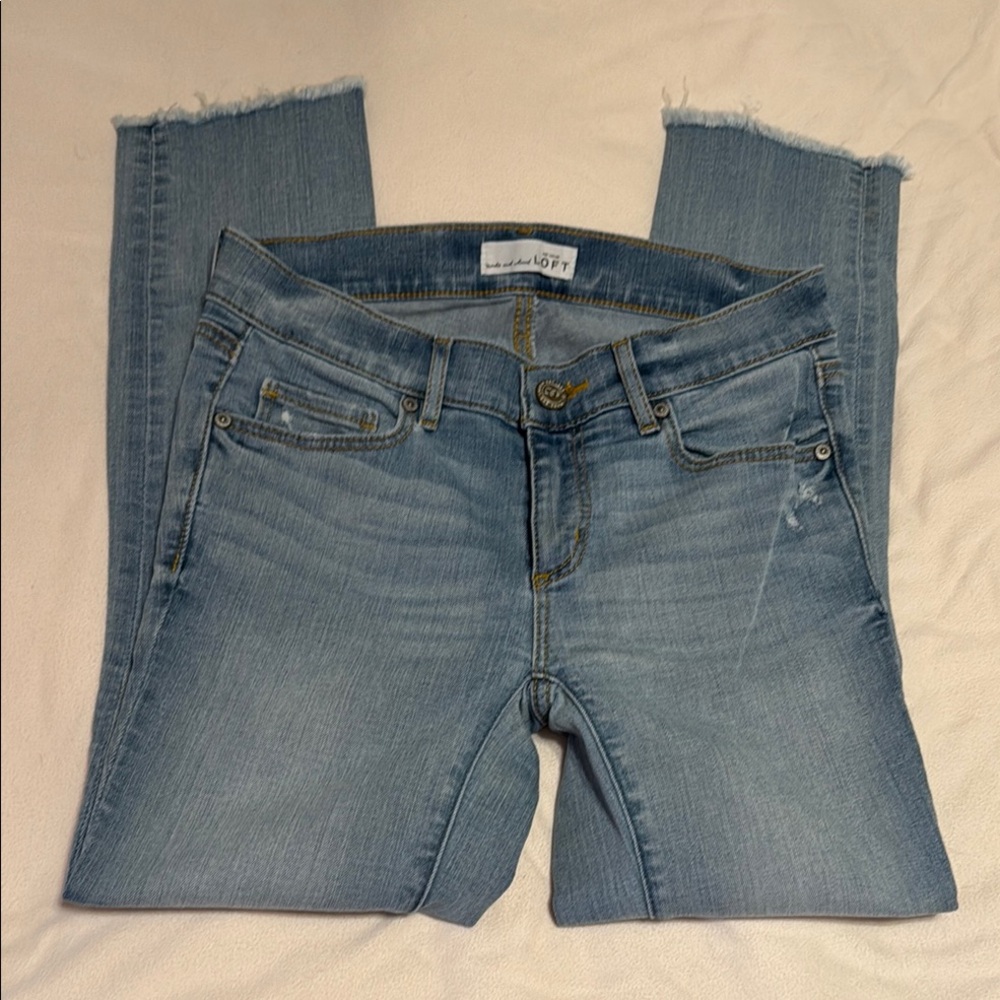 LOFT Women's Light Blue Jeans